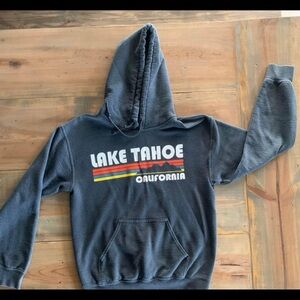 Lake Tahoe California Navy Hoodie